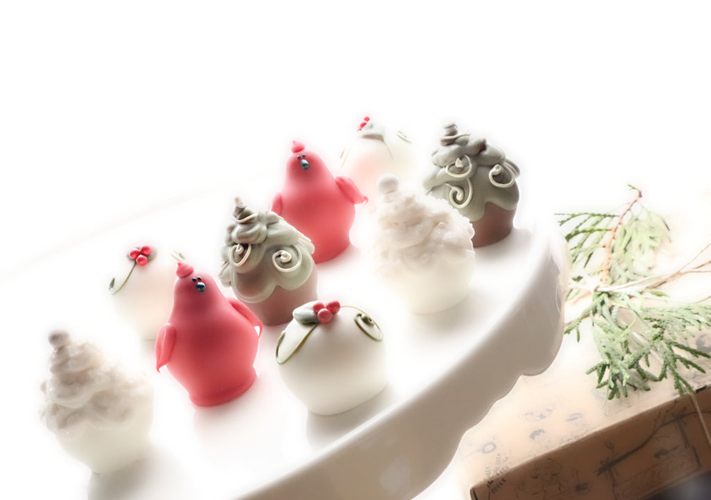 Chocolate Truffles ~ 9-Piece Gift ~ Christmas Garden